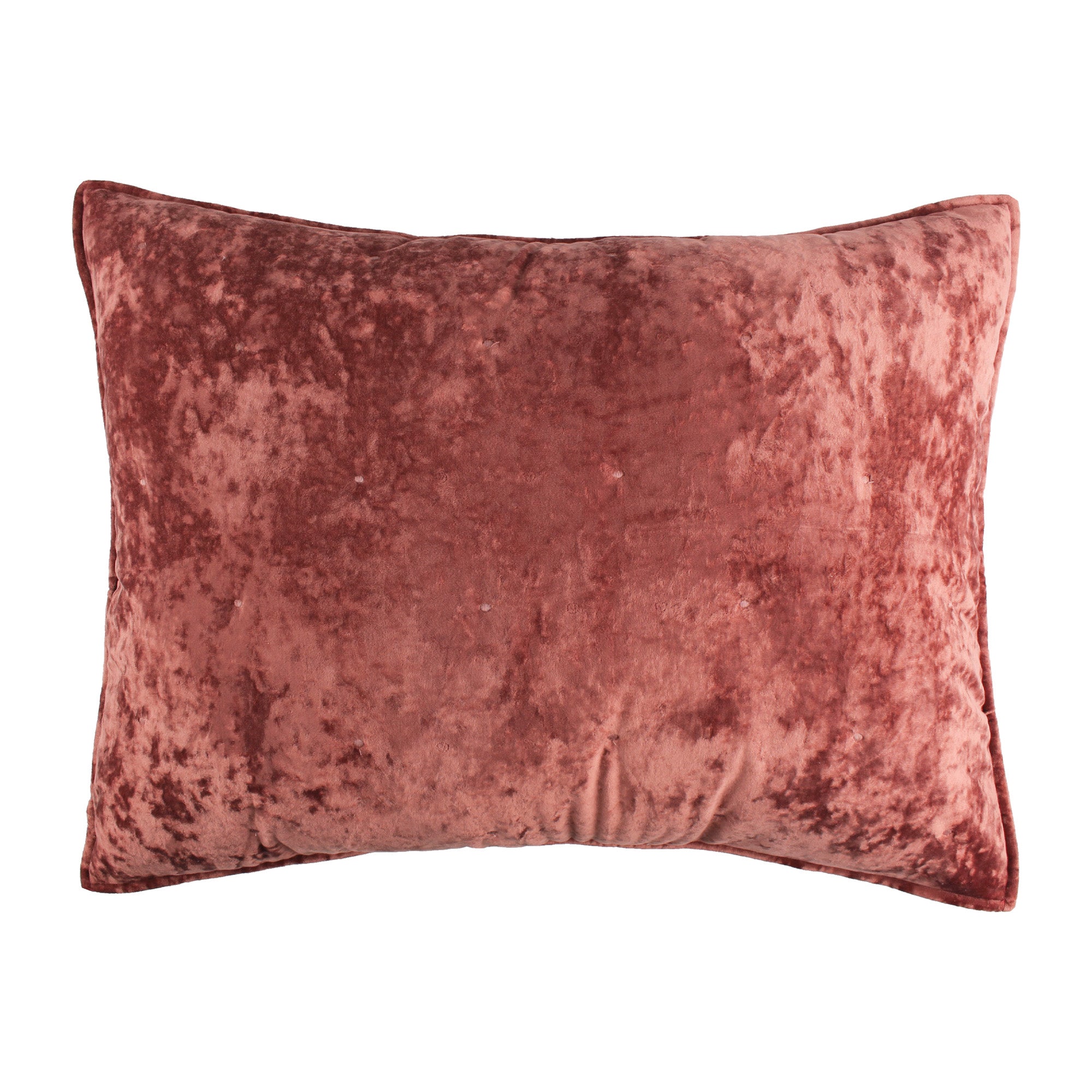 Abruzzi Velvet Spice King Sham - Premium Velvet Pillow Sham for Bedroom Decor, Luxury Bedding Accessory | Perfect for Master Bedroom, Guest Room & Home Styling