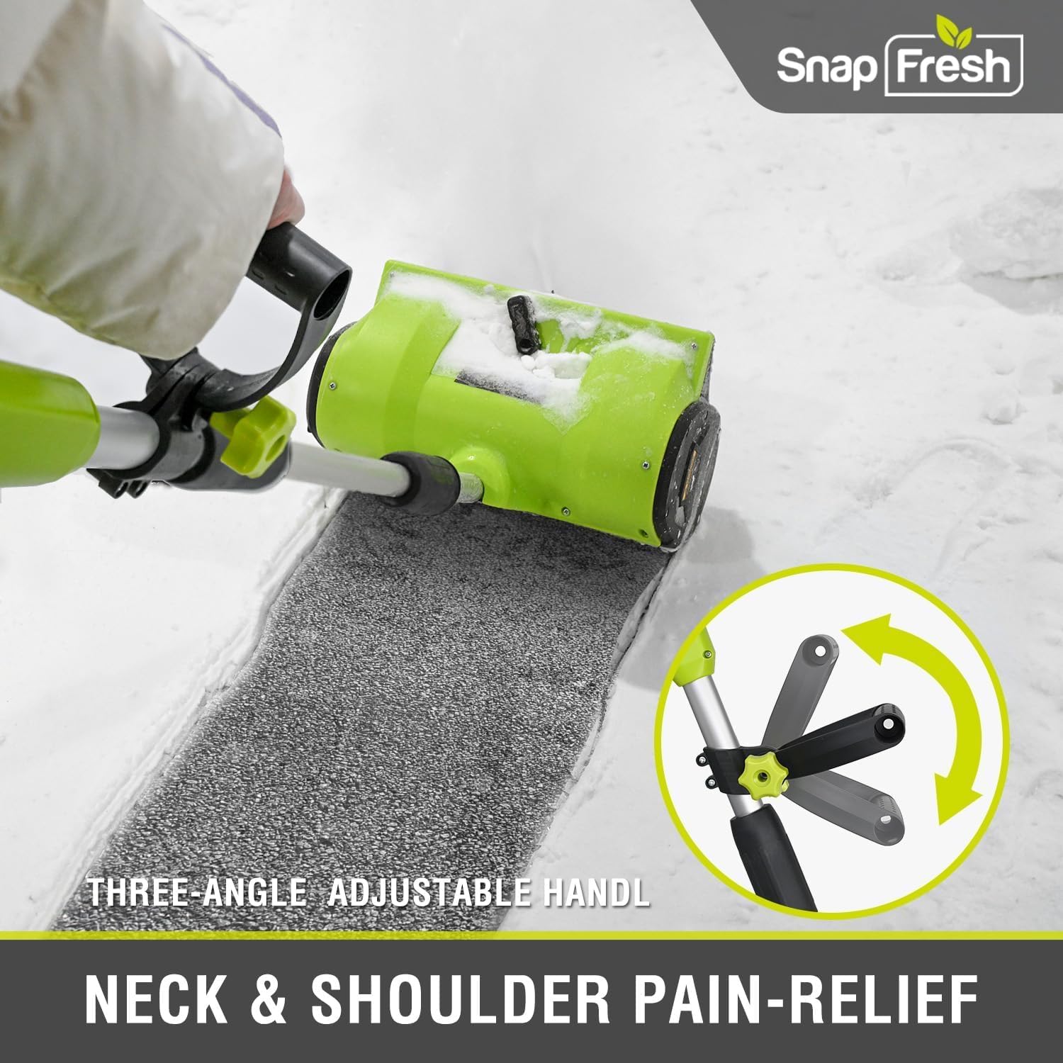 SnapFresh 20V Cordless Electric Snow Shovel - 12