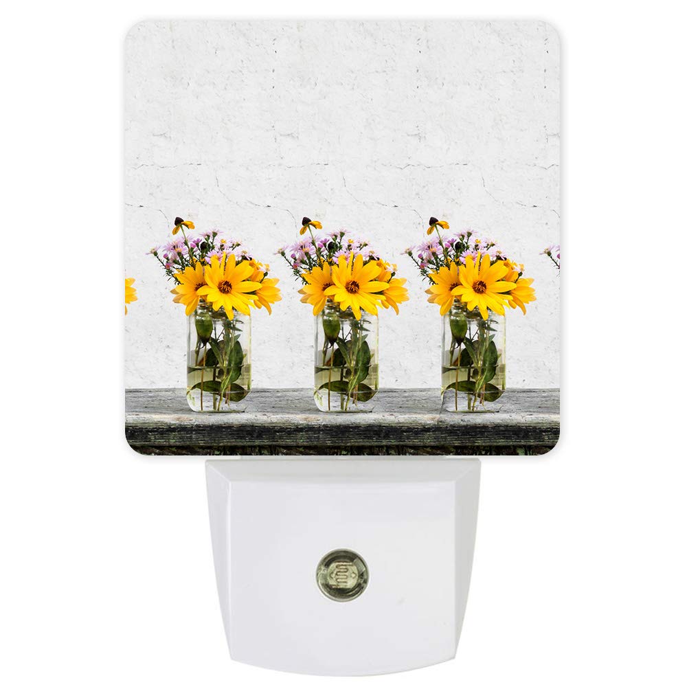 Dimmable LED Night Light with Auto Sensor - Plug in Wall Lamp for Bedroom, Bathroom, Nursery, Hallway & Stairs | Energy Efficient Smart Nightlight with Dusk to Dawn Feature | Perfect for Kids Rooms, Elderly Safety & Home Decor
