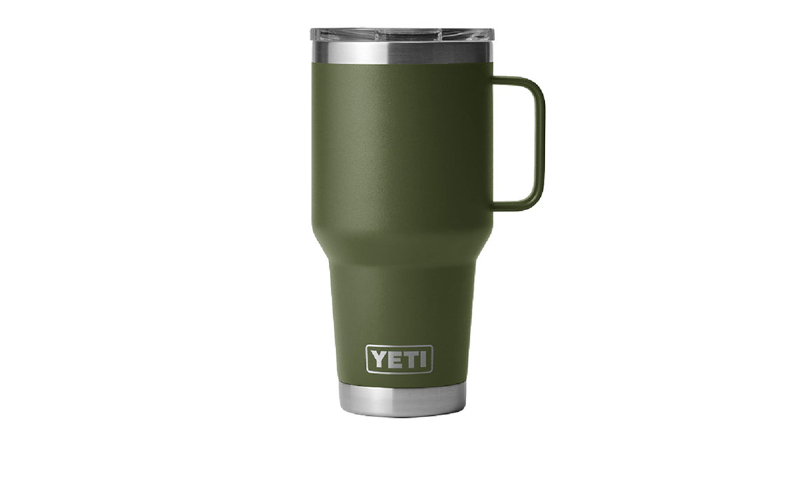 30 oz Rambler Vacuum Insulated Travel Mug - Highlands Olive - Keeps Drinks Hot/Cold for Hours - Perfect for Commuting, Camping & Outdoor Adventures