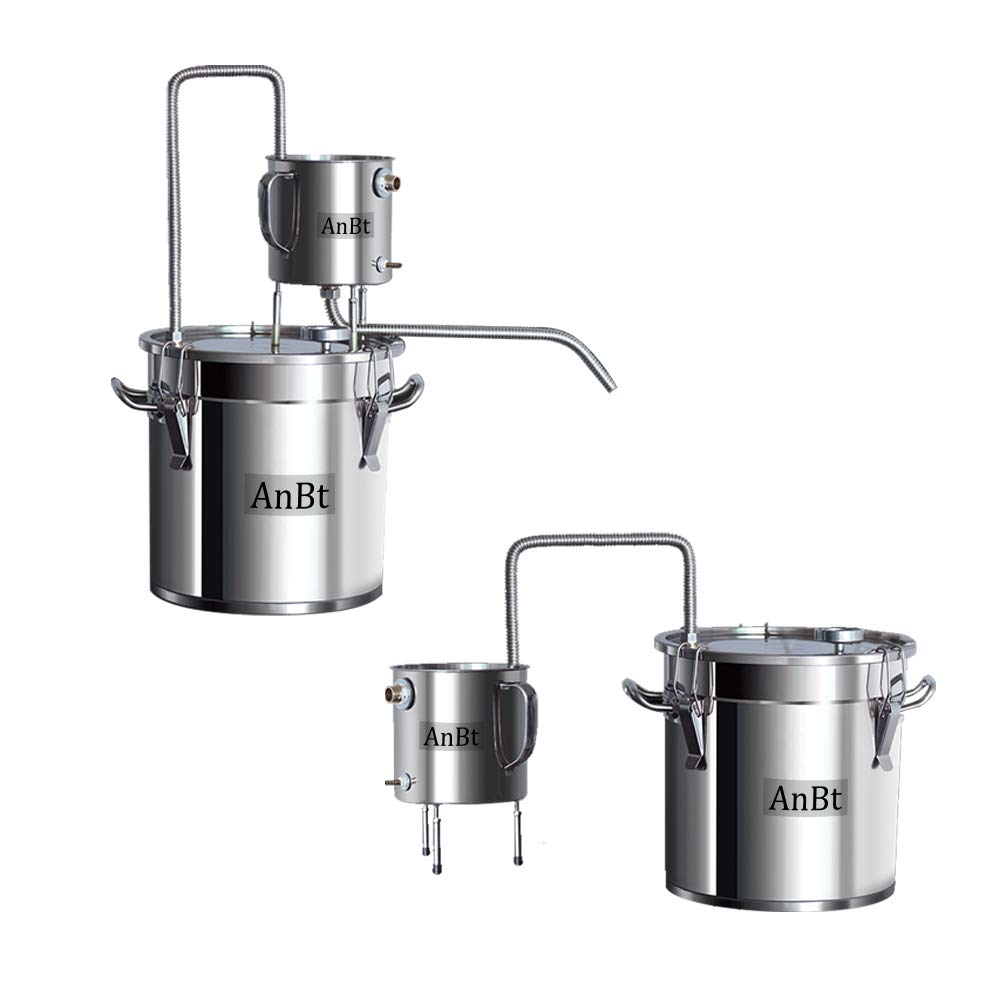 Complete DIY Wine Brewing Kit - Home Alcohol Distiller for Moonshine, Vodka & Essential Oils | Perfect for Home Brewing, Distilling Spirits & Aromatherapy
