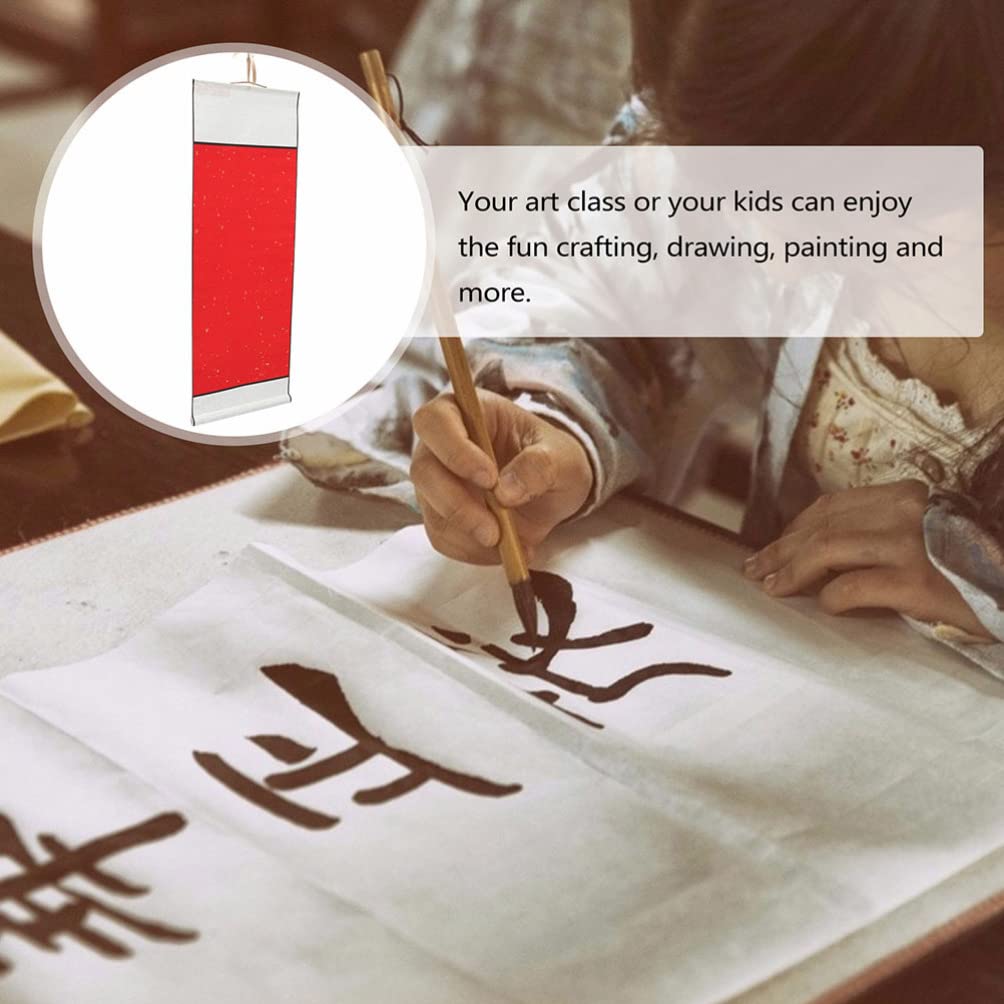 Premium Blank Calligraphy Scroll Reels - Traditional Xuan Paper for Chinese Calligraphy Practice, Hanging Art Display - Perfect for Beginners, Gift Giving & Home Decoration