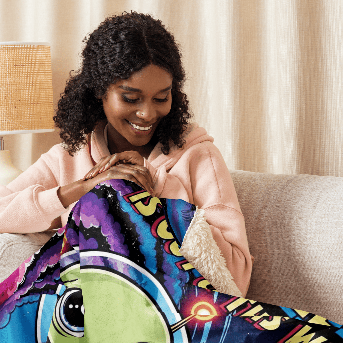 Cozy Sherpa Blanket for Winter Warmth - Soft & Luxurious Throw for Couch, Bed, and Travel - Perfect for Home, Office, and Outdoor Adventures