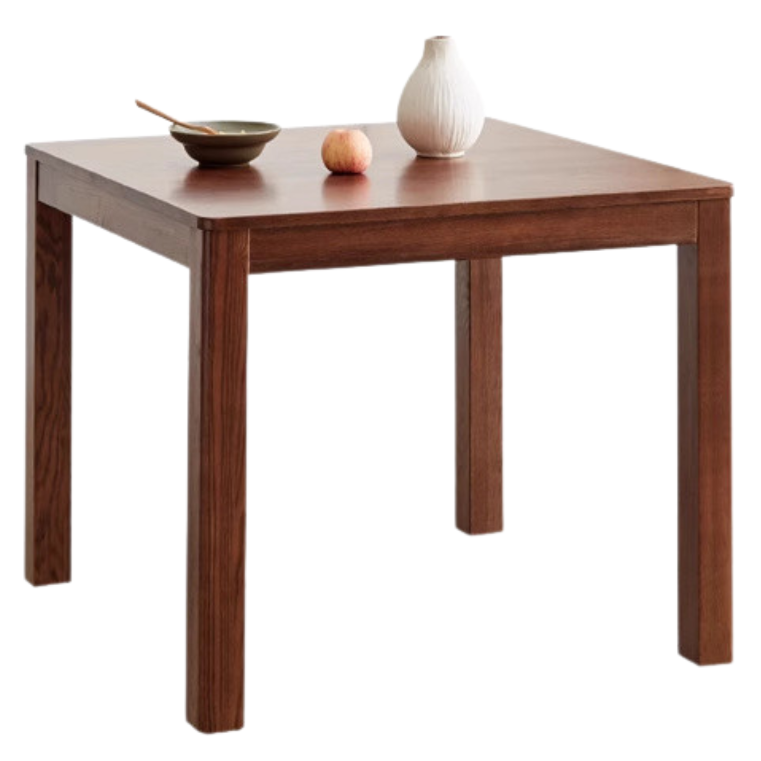 39.3x39.3x29.5 inch / 100x100x75 cm / Walnut color / Square table