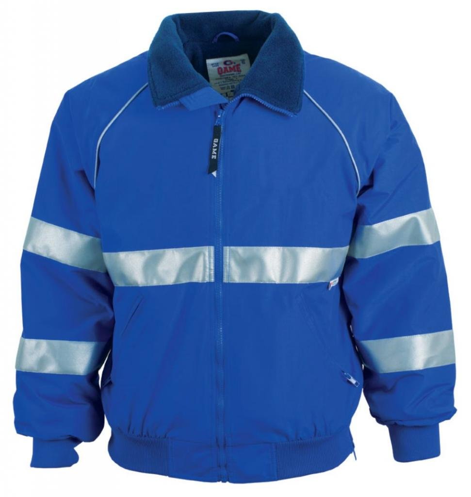 High Visibility Commander Jacket for Men - Reflective Game Sportswear for Running, Cycling & Outdoor Safety