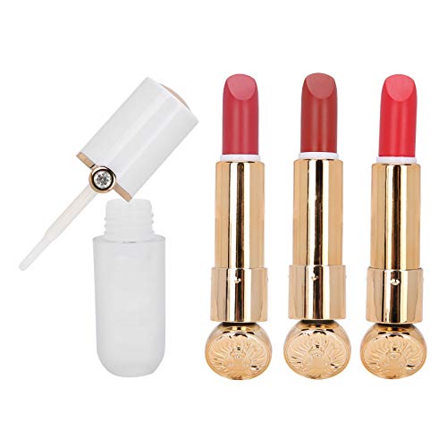 Long-Lasting Non-Stick Cup Liquid Lipstick & Lip Gloss Set - Waterproof Lip Sealer Makeup Kit for Women | Perfect for Parties, Date Nights & Daily Wear