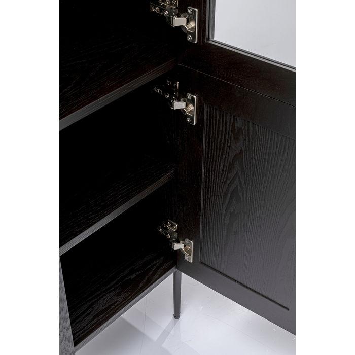 Milano Glass Display Cabinet 140x80 - Modern Curio Cabinet for Living Room, Dining Room & Office - Showcase Collectibles, China & Decor