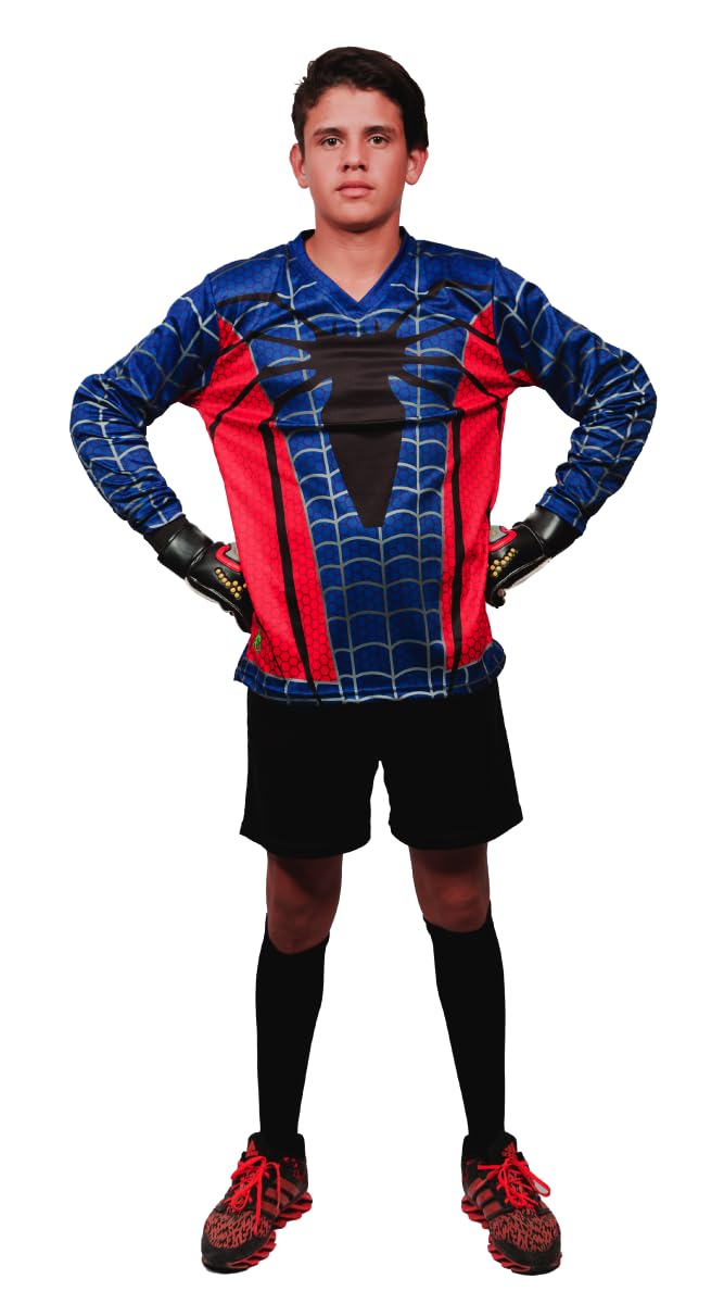 Red Widow Goalkeeper Jersey - Professional Soccer Goalie Shirt for Men & Women - Perfect for Training, Matches, and Team Sports