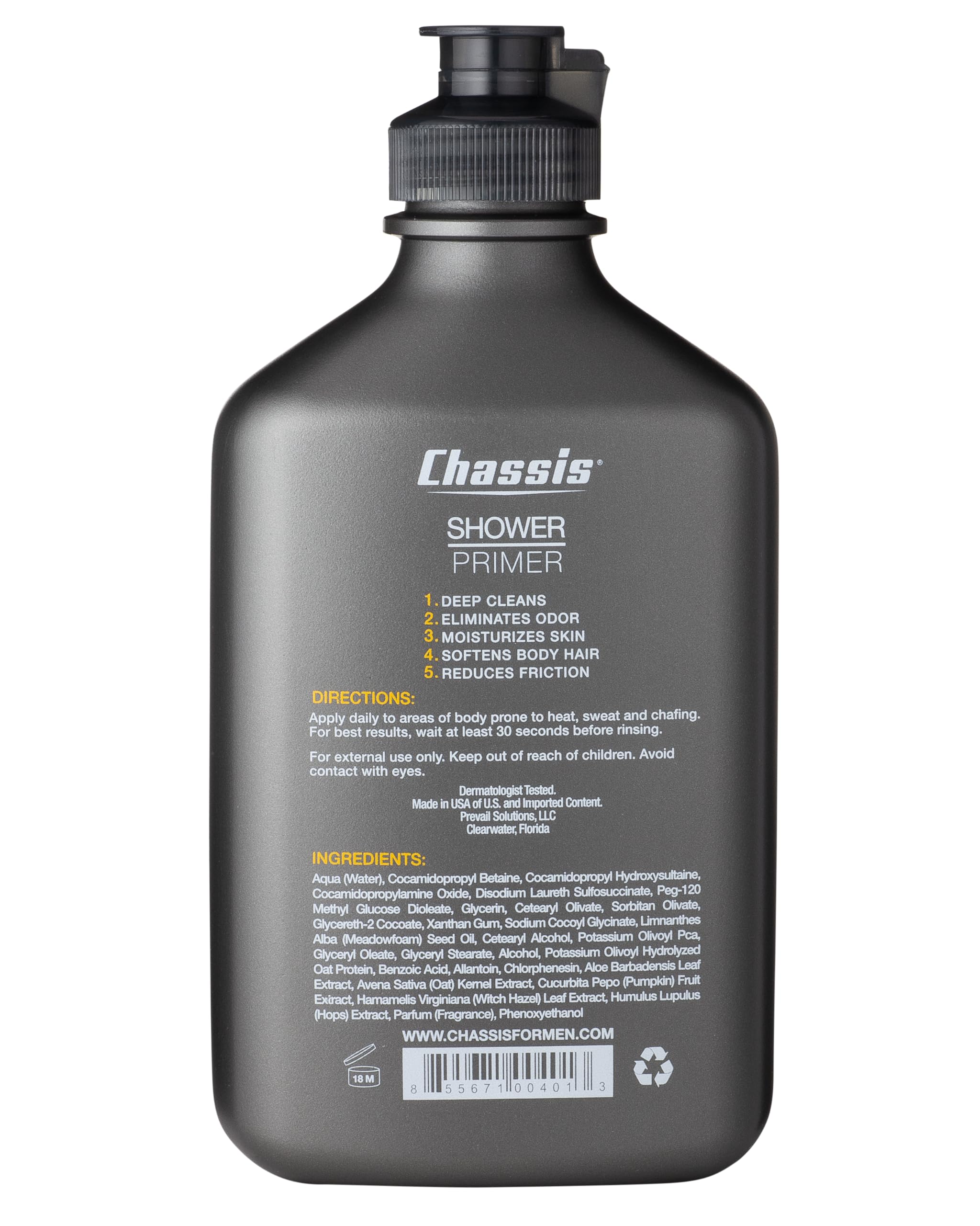 Premium Chassis Gift Set with Flushable Foam, Body Powder & Shower Primer - Gentle Body Wash & Flushable Wipe Alternative for Sensitive Skin - Perfect for Post-Workout, Travel & Daily Hygiene Care