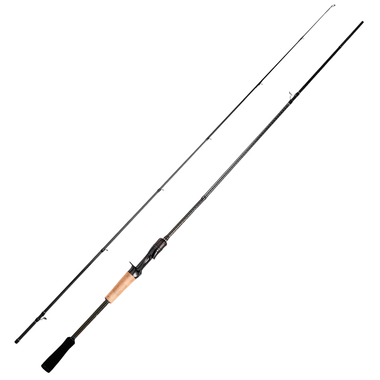 Premium HANDING Magic L Two-Piece Casting Rod - High Performance Fishing Rod for Freshwater & Saltwater Angling - Perfect for Bass, Trout, and Walleye Fishing