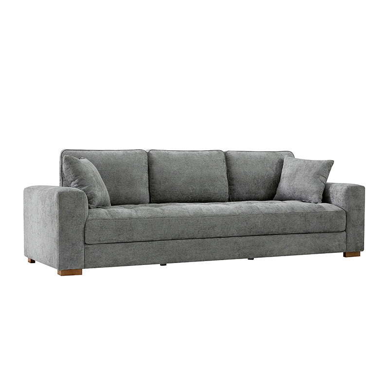 Morgan Large Four Seater Cream Colored Sofa - Luxurious Living Room Furniture for Home & Office Comfort