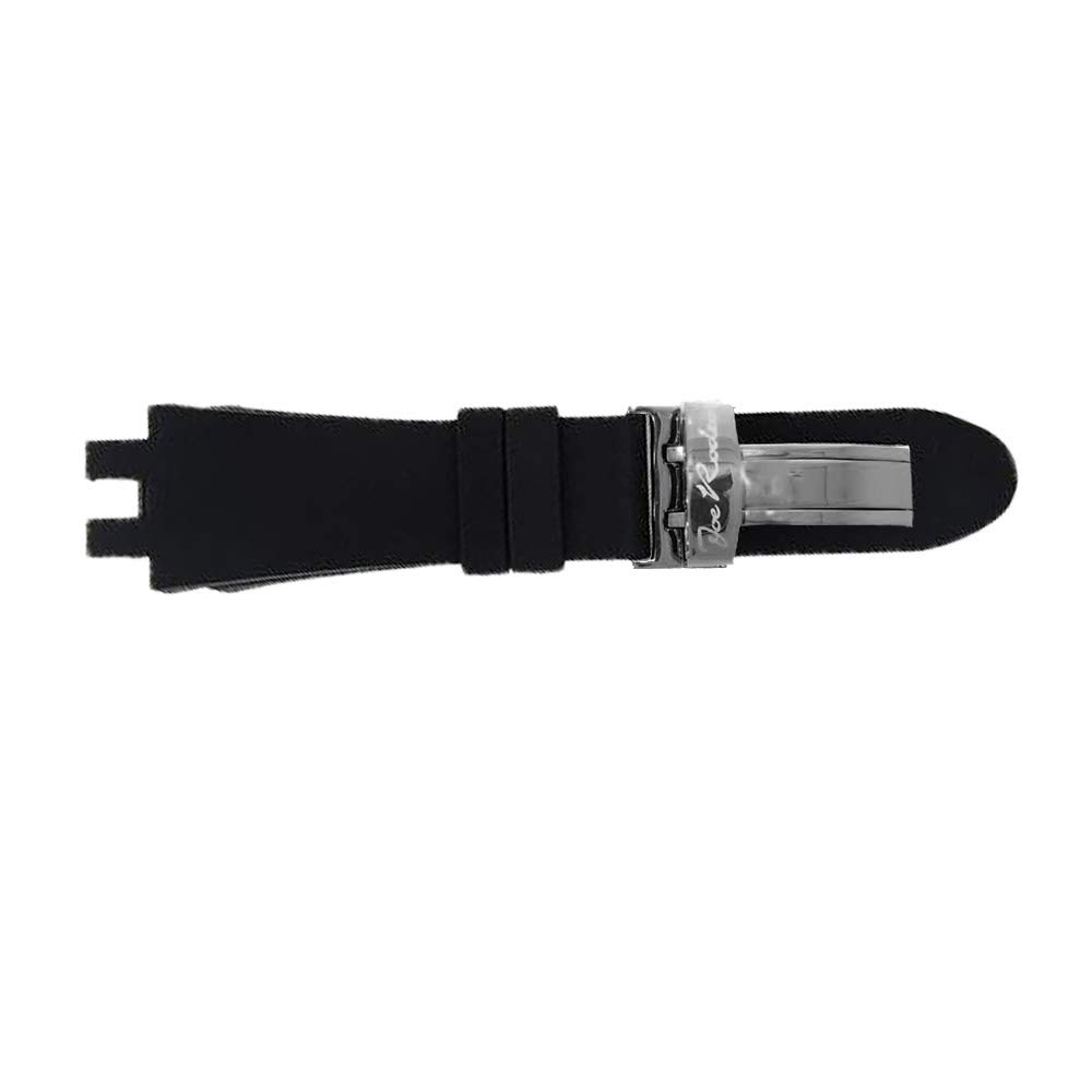 Black Rubber Watch Band for Broadway Watches with Black Buckle - Durable Replacement Strap for Casual, Sports & Everyday Wear