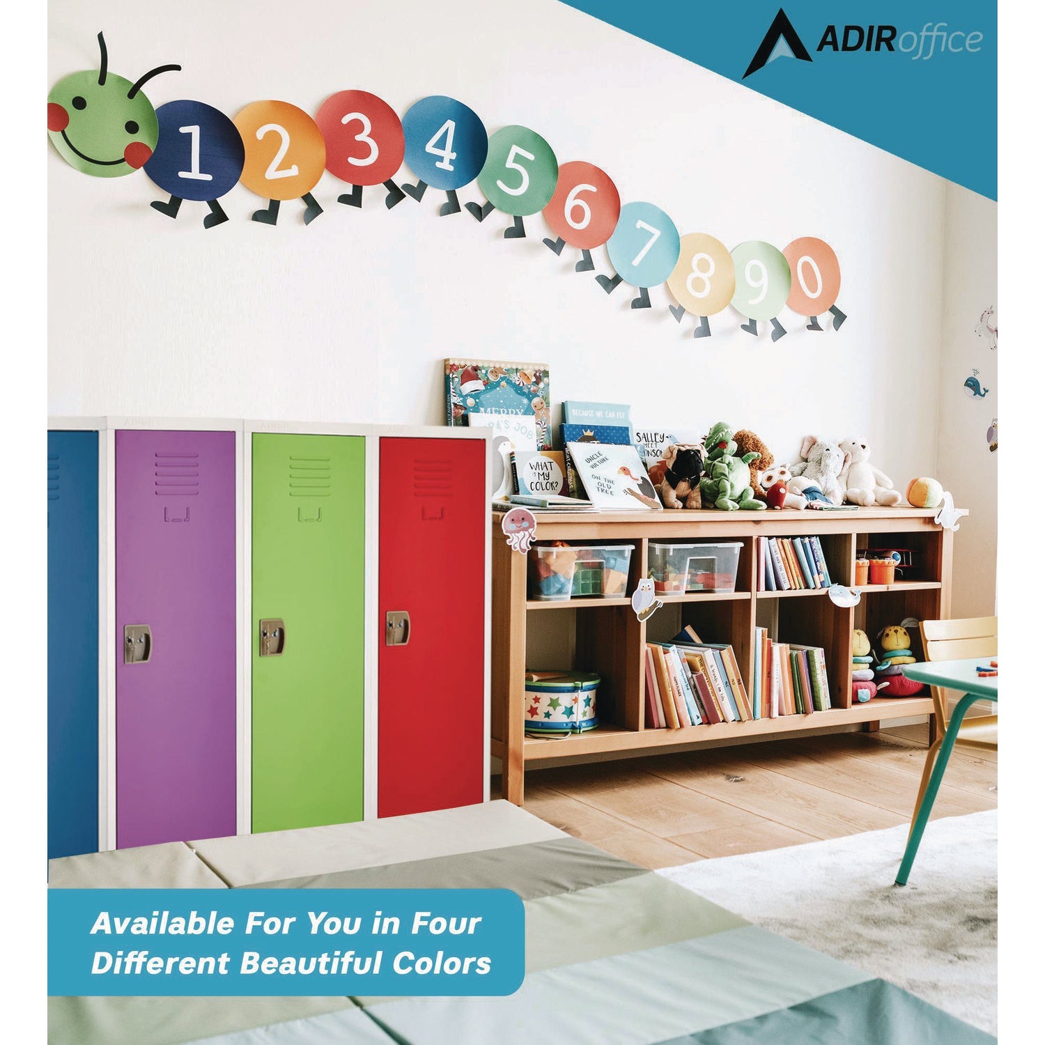 AdirOffice Steel Storage Locker - 1 Compartment, 15