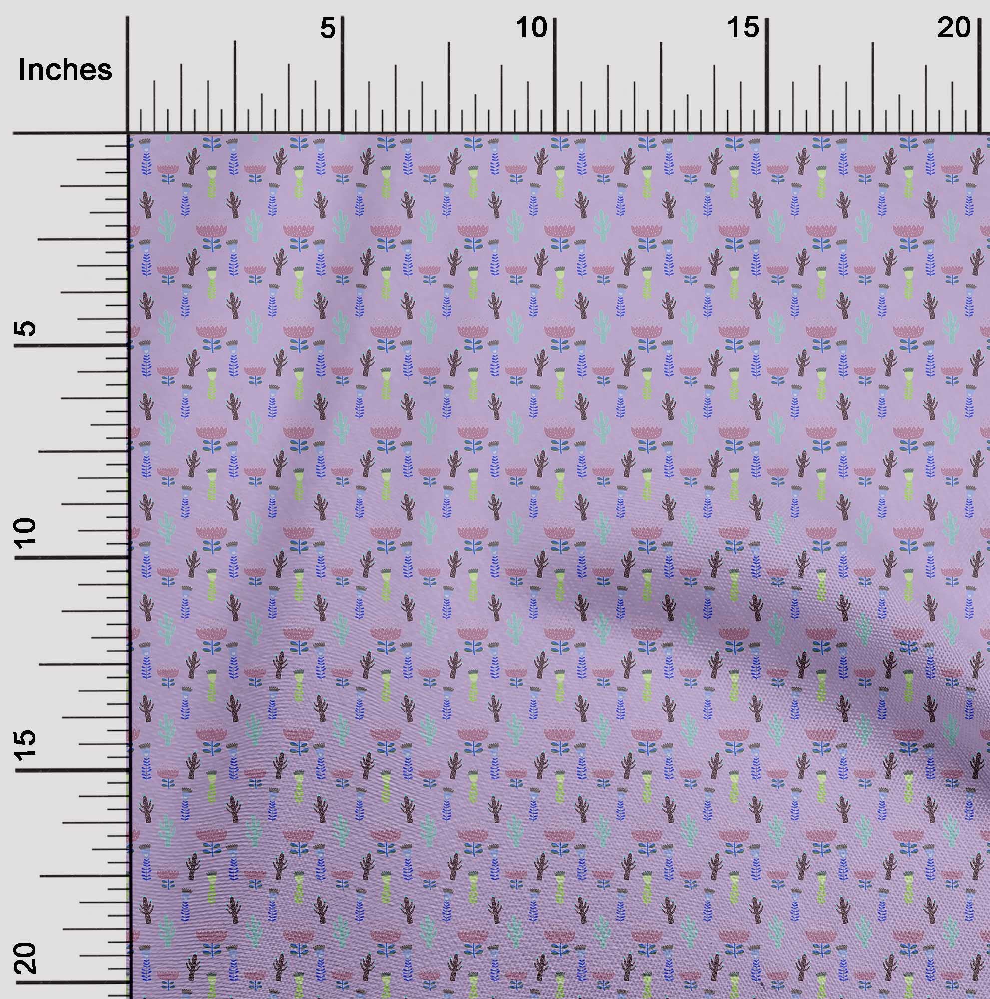 oneOone Viscose Jersey Bluish Violet Fabric - 60