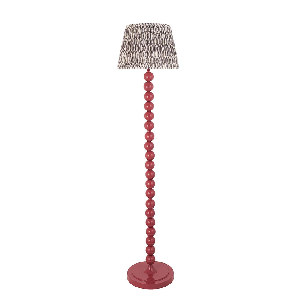 Auralis Ripple Floor Lamp with E27 Socket - Modern LED Standing Light for Living Room, Bedroom & Office - Adjustable Height in Multiple Finishes (Black, White, Bronze) - Perfect for Ambient Lighting & Home Decor