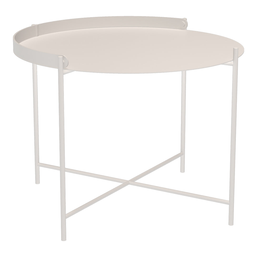 Modern Edge Tray Coffee Table - Minimalist Side Table with Storage Shelf for Living Room, Bedroom, Office - Perfect for Holding Drinks, Books, and Decor