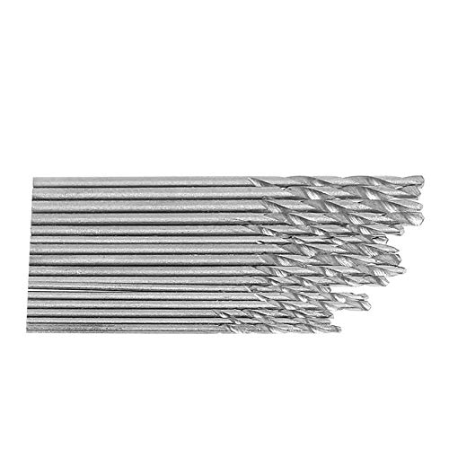16Pcs HSS High-Speed Steel Twist Drill Bit Set (0.8-1.5mm) - Precision Manual Craft Drill Bits for Electric Grinding Drills - Perfect for DIY Projects, Jewelry Making, and Metalworking