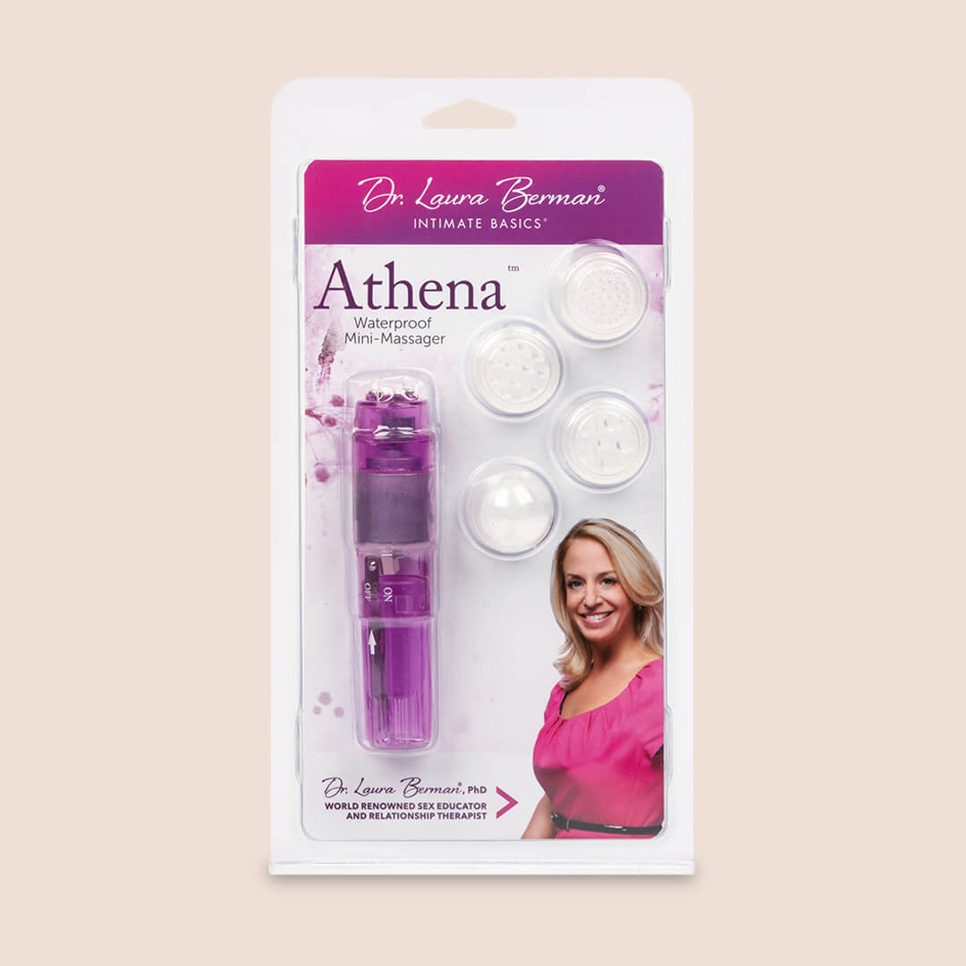 Dr. Laura Berman® Athena™ Waterproof Mini Massager - Perfect for Relaxation, Stress Relief & Intimate Moments at Home or Travel