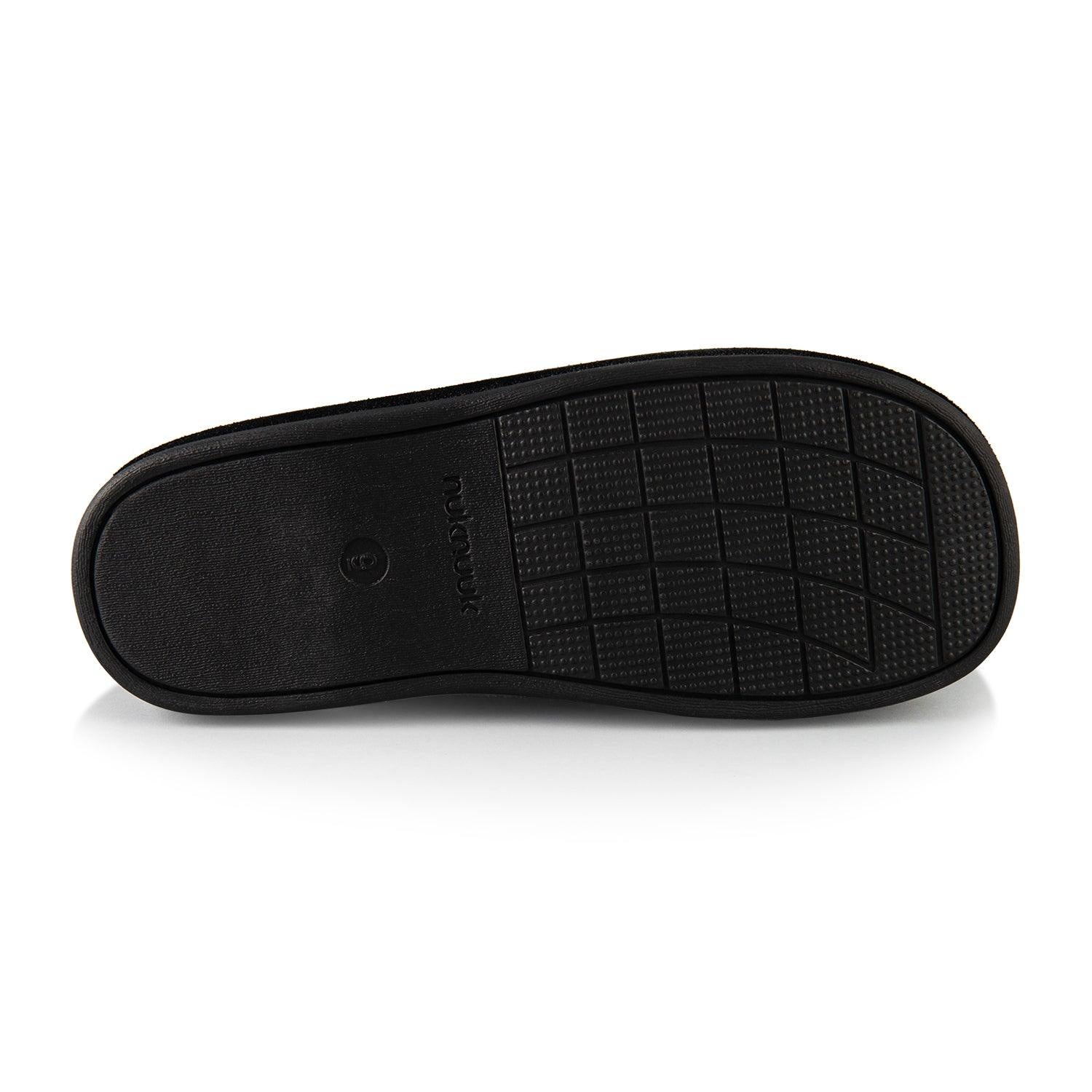 Men's Comfortable Black Slippers for Todd - Soft Indoor House Shoes for Relaxing at Home, Lounging & Casual Wear
