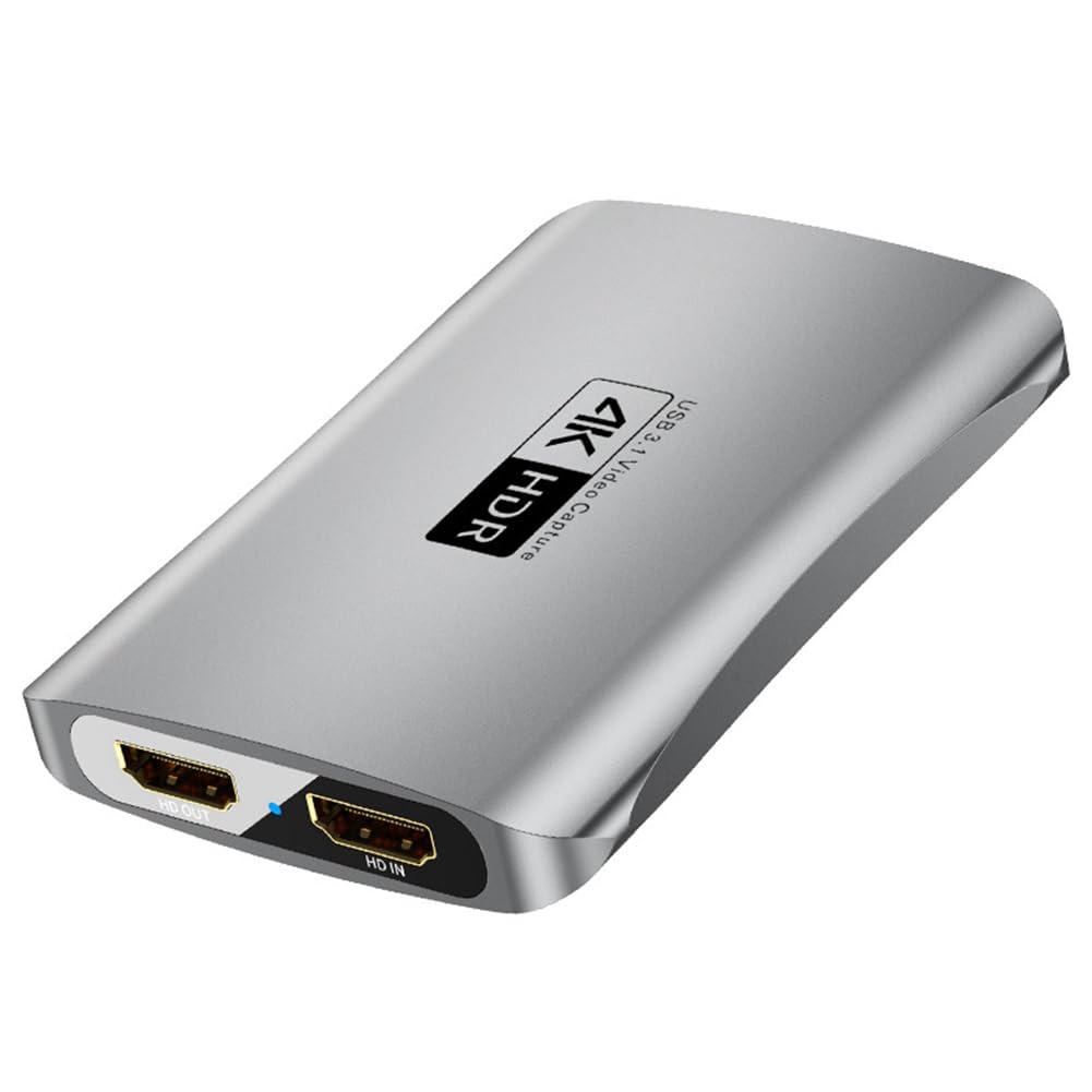 HD Video Capture Card for Laptop & Phone - Aluminum CNC - Live Streaming & Gaming