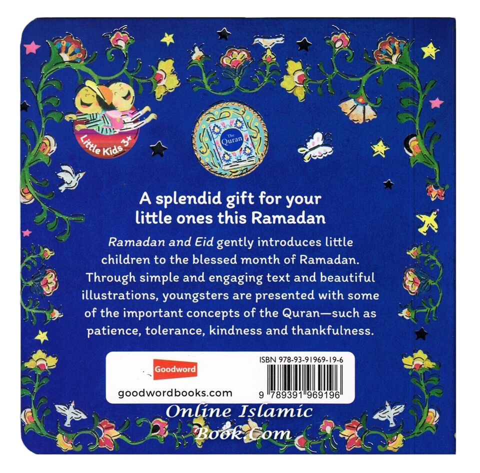 Ramadan and Eid Board Book - Islamic Holiday Stories for Kids - Perfect for Family Reading & Classroom Learning