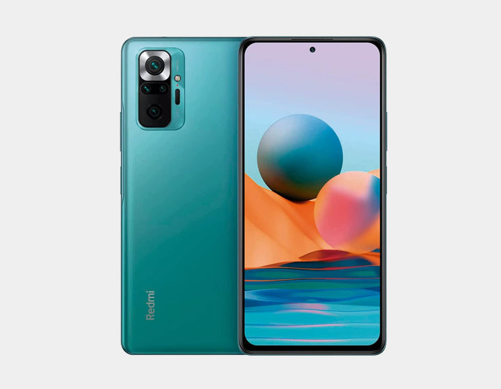 Xiaomi Redmi Note 10 Pro 4G LTE Smartphone - 256GB ROM 8GB RAM, Dual SIM GSM Unlocked (Aurora Green) - Perfect for Travel, Business & Gaming