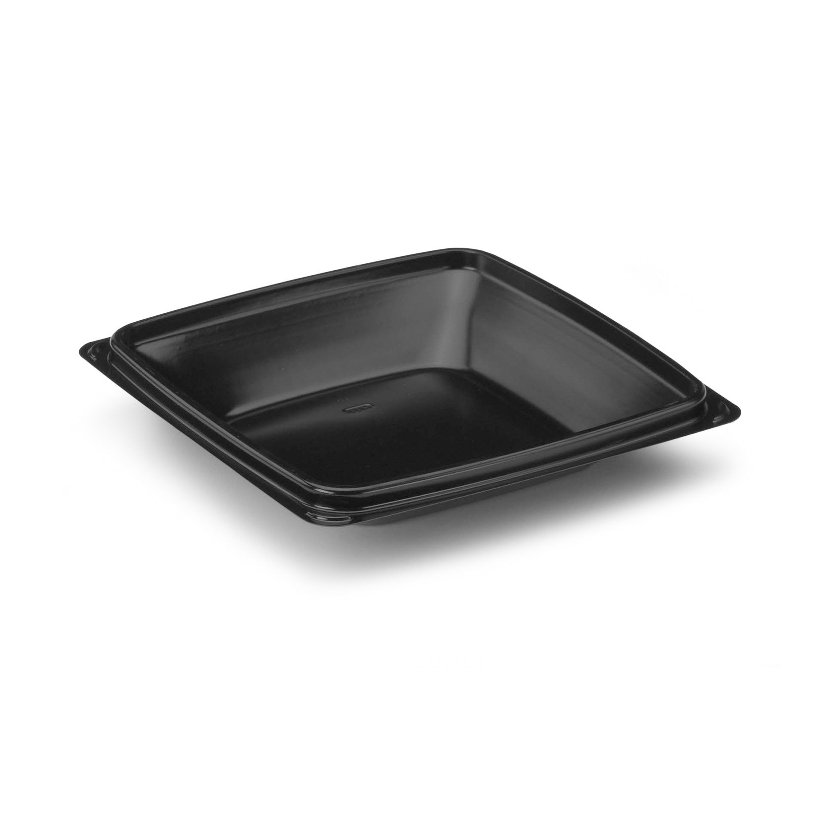 Solo 972016-AP04 7.5 Inch Black PET Plastic Takeout Food Containers (Case of 300) – Ideal for Restaurants, Catering & Meal Prep