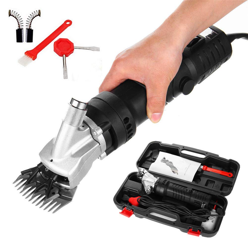 690W Professional Electric Sheep Shears - 6-Speed Adjustable Livestock Grooming Clippers for Wool & Fur Shaving - Perfect for Sheep, Goats, Alpacas & Farm Animals