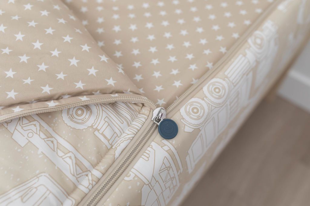 Mack Zipper Bedding Set - Soft & Breathable Comforter with Zipper Closure for Easy Washing | Perfect for Kids, Teens & Adults Bedrooms, Dorms & Guest Rooms