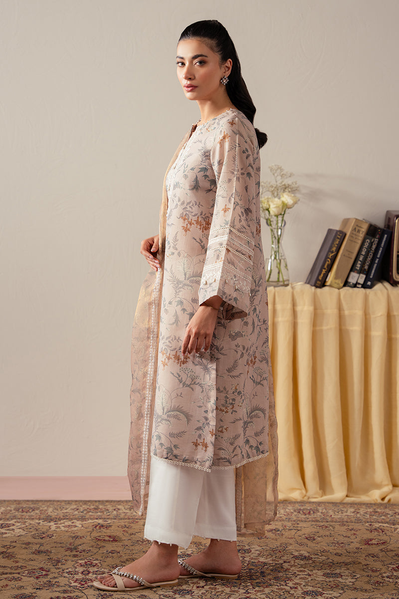 Midnight Stone 2-Piece Set (Shirt & Dupatta) - Elegant Ethnic Outfit for Women, Perfect for Weddings, Parties & Festive Occasions