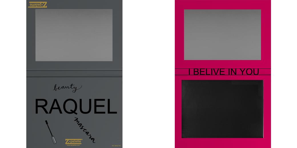 Custom Extra Large Magnetic Makeup Palette - Professional Empty Eyeshadow & Blush Organizer for Travel, Home, and Salon Use