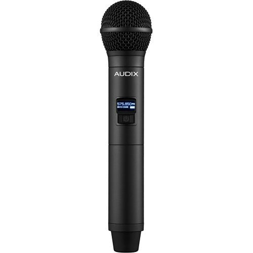 Audix AP61OM2L10 Wireless Microphone System with R61 64MHz Receiver, H60 Transmitter & OM2 Capsule - Ideal for Live Performances, Presentations, and Broadcasting