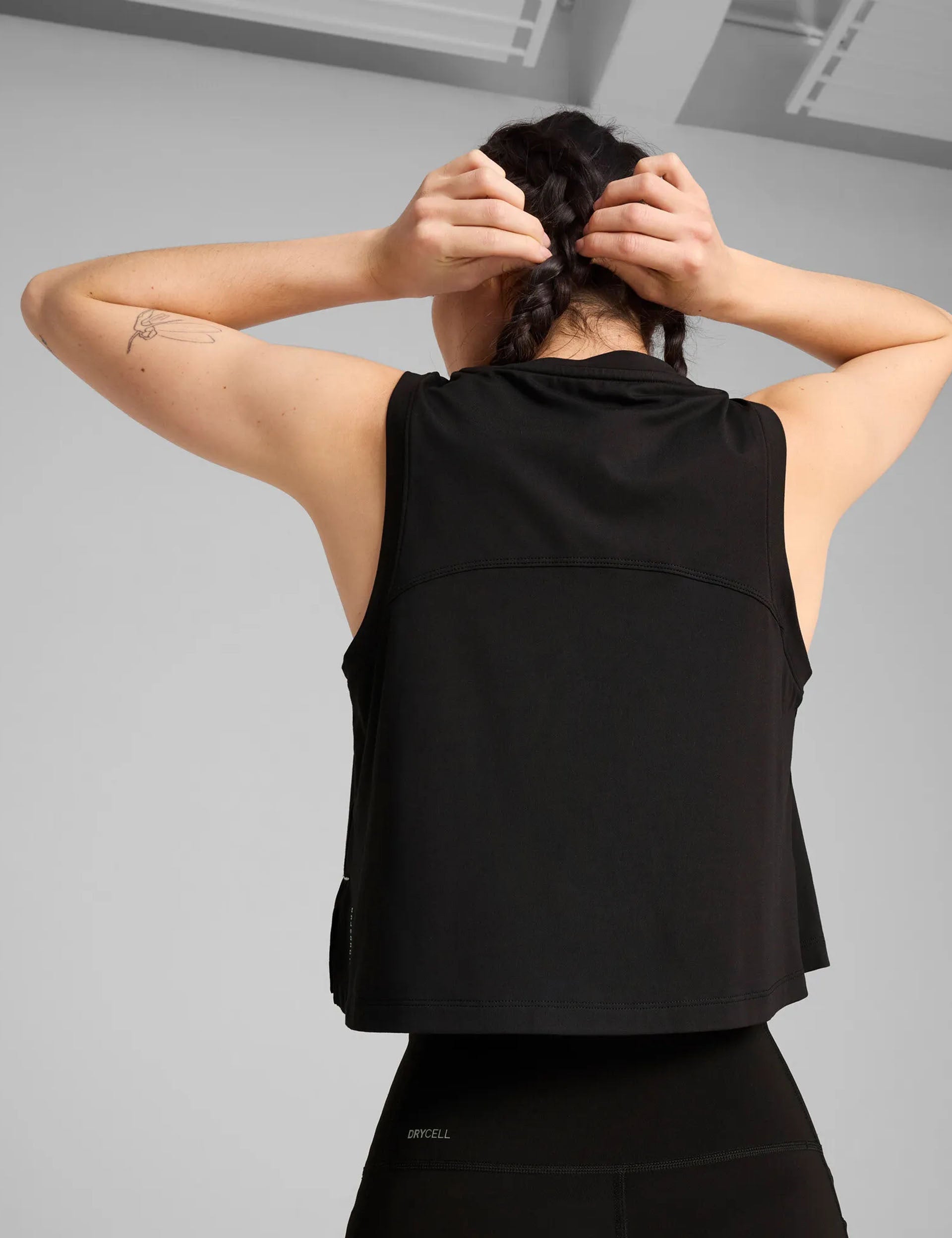 Cloudspun Sleeveless Tank Top for Women - Soft Breathable Summer Casual Wear - Black & White - Perfect for Yoga, Gym, Beach and Everyday Outfits