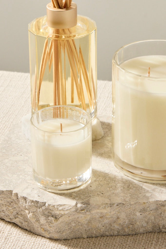 Premium CH Sea Salt & Vanilla Scented Candle 60g - Relaxing Aromatherapy for Home, Spa, and Meditation
