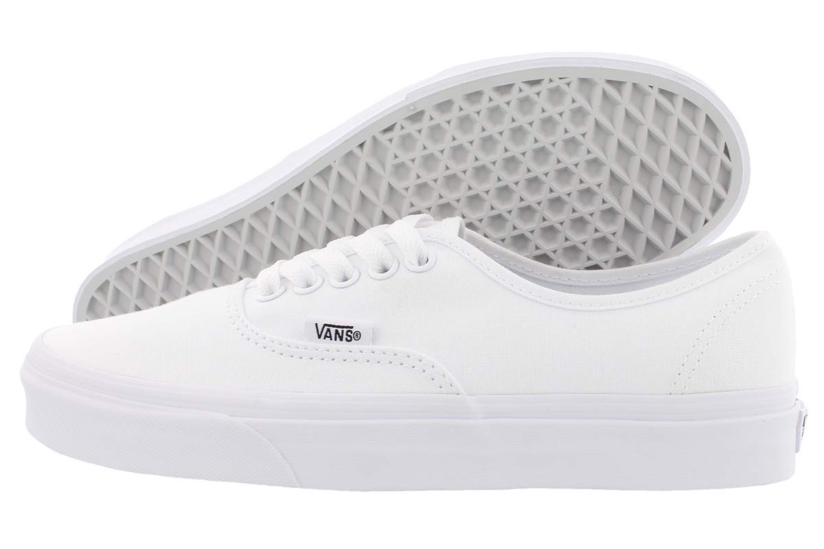 Vans Authentic Unisex Sneakers - Classic White Canvas Shoes for Men & Women | Casual Wear, Skateboarding, Street Style Fashion