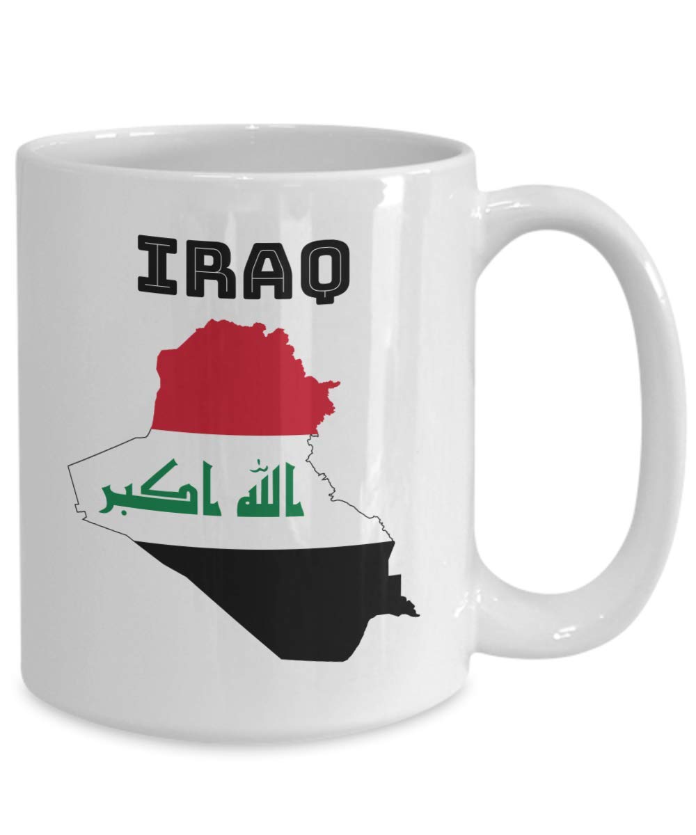 Iraq Flag Coffee Mug - Patriotic Gift for Iraqi Americans, Perfect for Home & Office Use - Enjoy Your Coffee with National Pride