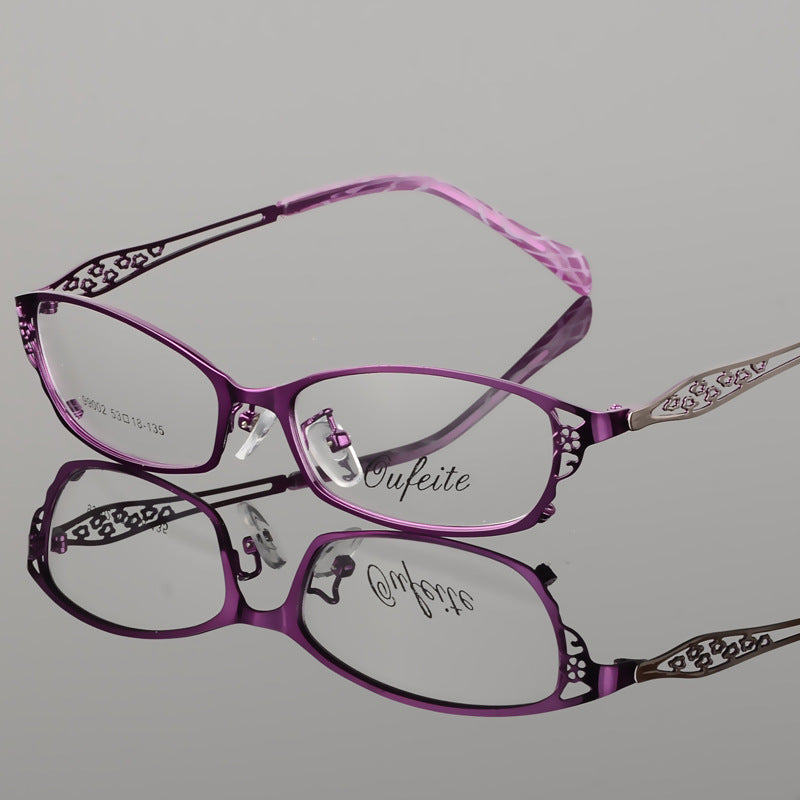 Premium Bclear Women's Metal Alloy Half-Rim Eyeglass Frames (Model S99002) - Lightweight & Durable for Work, Reading & Fashion Accessories