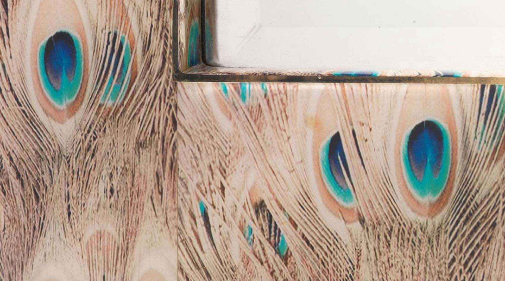 Plume Rectangle Mirror - Modern Wall Decor for Living Room, Bedroom & Bathroom | Elegant Home Accent for Stylish Interiors | Perfect for Vanity, Entryway & Hallway