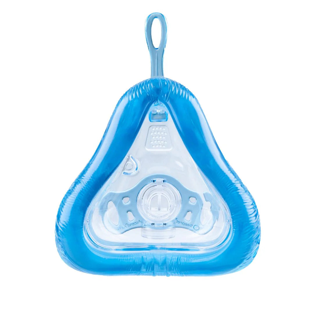 Ascend CPAP Full Face Gel Mask - Comfortable & Leak-Free for Sleep Apnea - Fits All Sizes - Ideal for Side Sleepers & CPAP Therapy Users