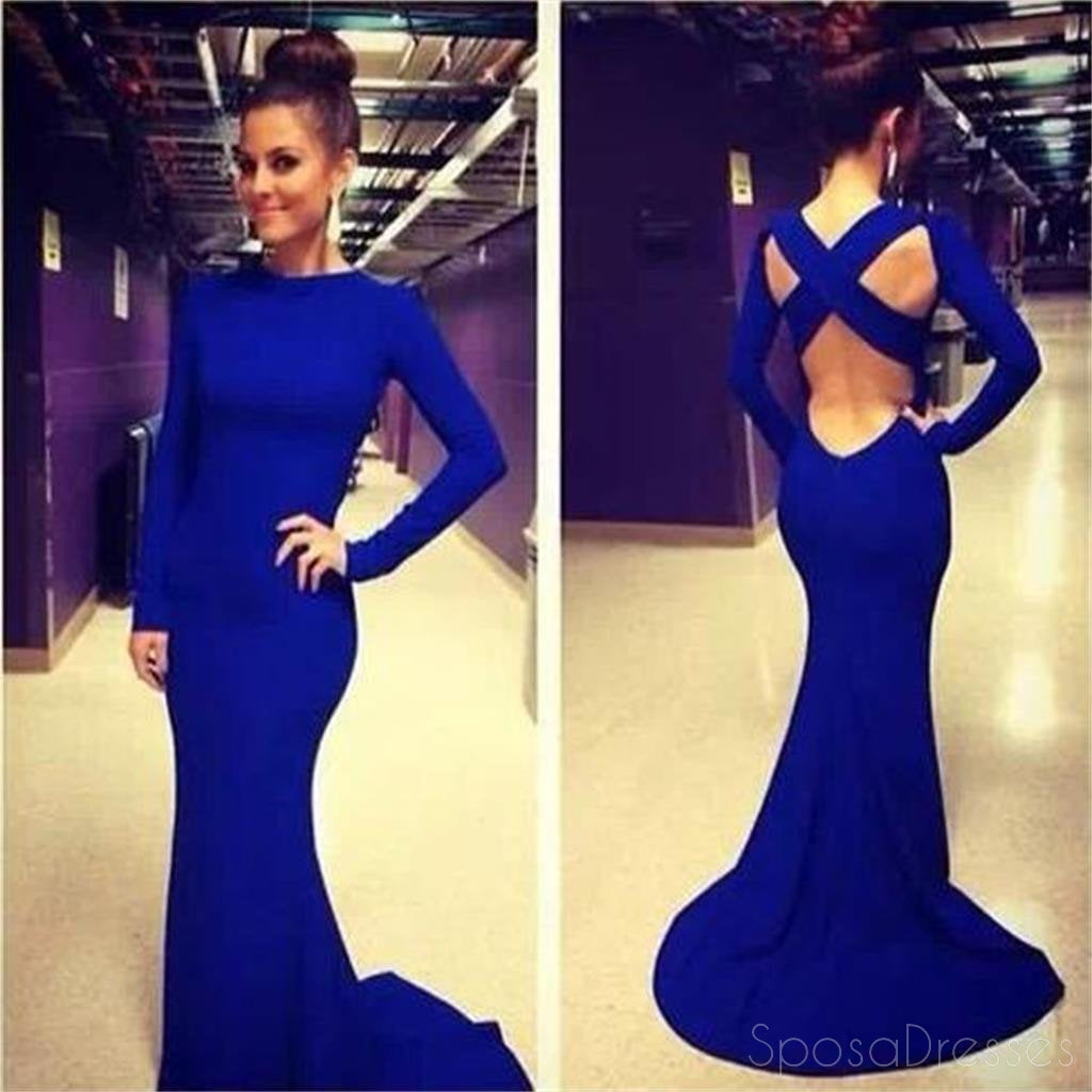 Elegant Mermaid Prom Dress with Long Sleeves | Sexy Formal Evening Gown for Homecoming, Quinceañera & Special Occasions | PD0133