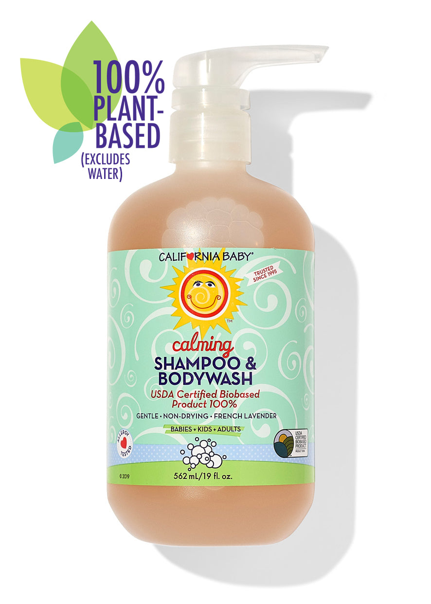 Calming™ Shampoo & Body Wash for Sensitive Skin - Gentle Cleansing for Babies & Adults - Perfect for Dry, Itchy Scalp & Stress Relief Bath Time