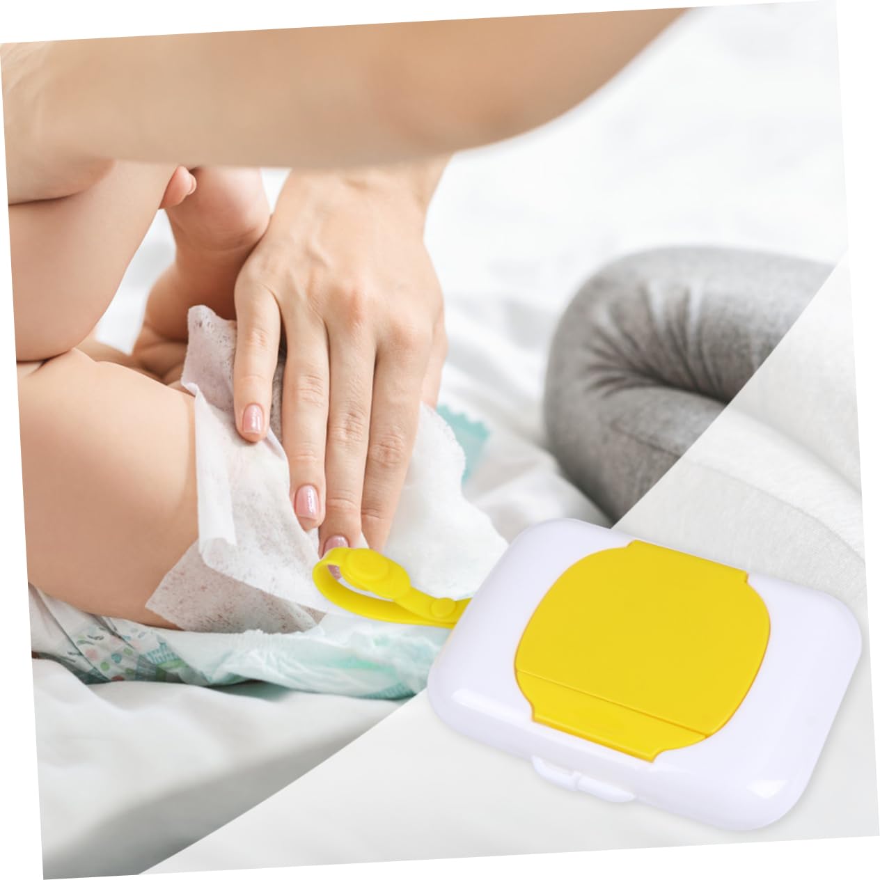 GARVALON Portable Travel Tissue Case Holder - Compact Wet Wipes Dispenser for Car, Office & On-the-Go Use | Moist Tissues Storage Solution for Travel Essentials