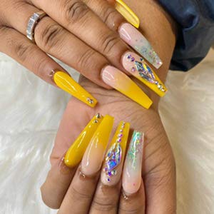 500pcs Clear Acrylic Nail Tips - Natural False Nails Half Cover for DIY Nail Art - 10 Sizes for Salon & Home Manicure - Perfect for French Tips, Extensions & Nail Enhancements