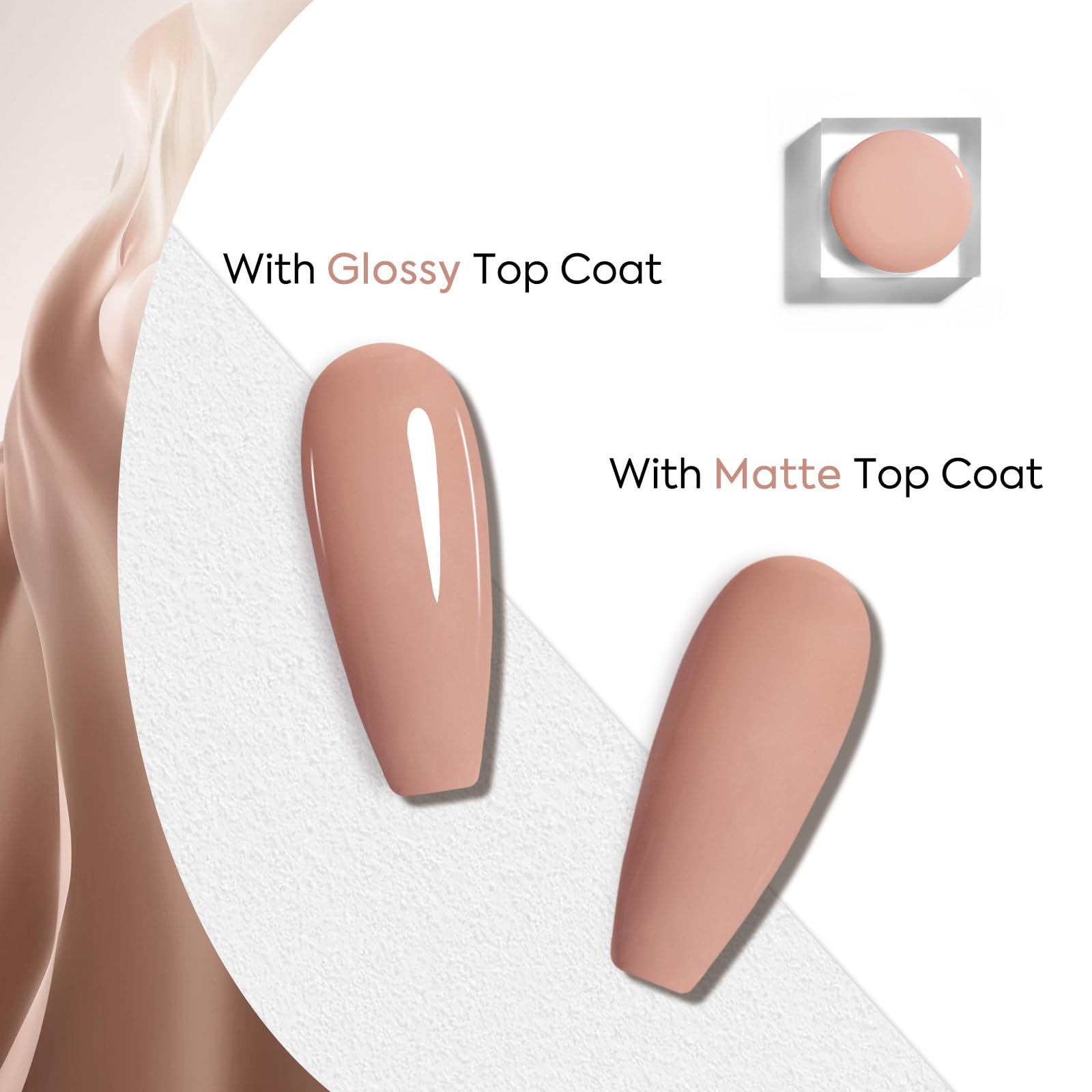 VENALISA Nude Gel Nail Polish - 12ml Natural Nude Color Soak Off UV Gel Polish for Salon & DIY Manicure at Home - Long Lasting Nail Art for Women & Girls - Perfect for Weddings, Parties & Everyday Wear