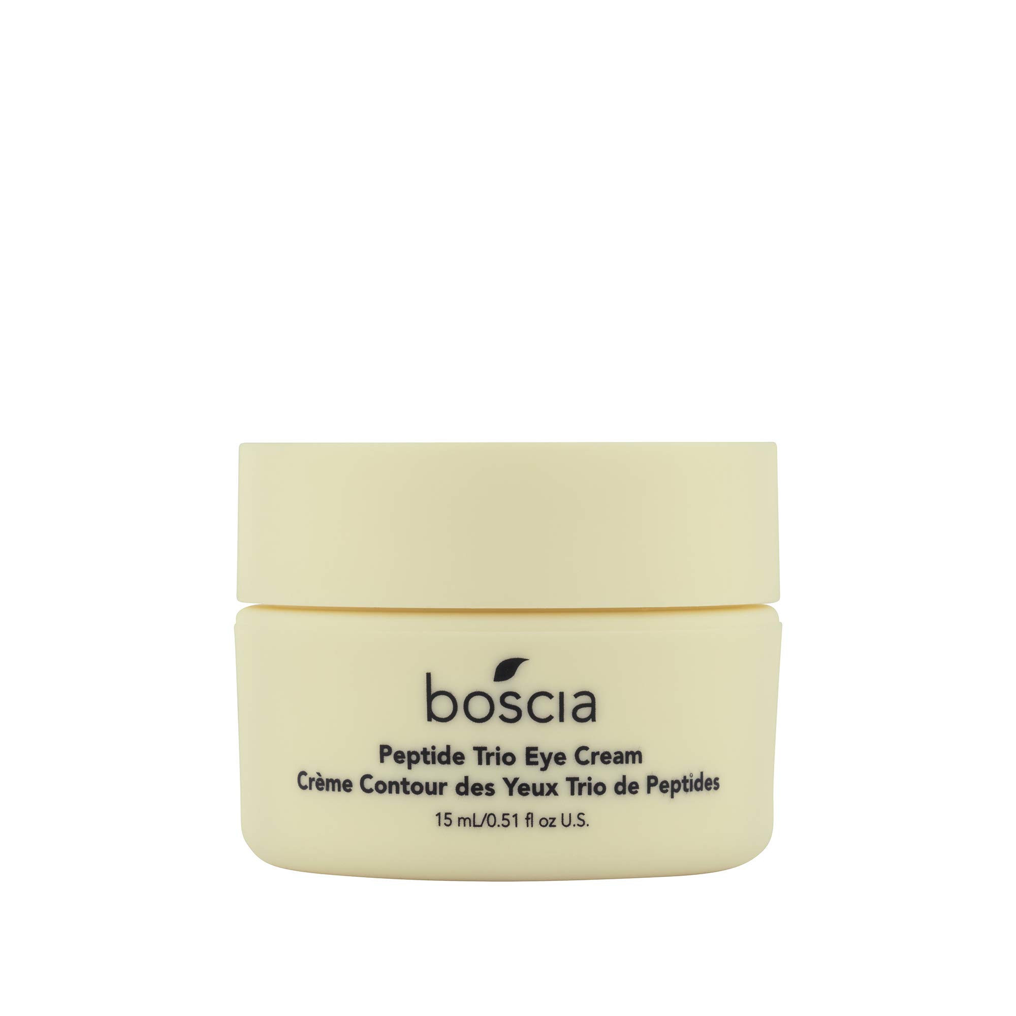 Boscia Peptide Trio Eye Cream - Vegan, Cruelty-Free, Natural & Clean Skincare | Anti-Aging Eye Treatment with Peptide Complex & Organic Botanical Oils | Reduce Dark Circles & Wrinkles for Brighter, Youthful Eyes | Perfect for Morning & Night Skincare Routine