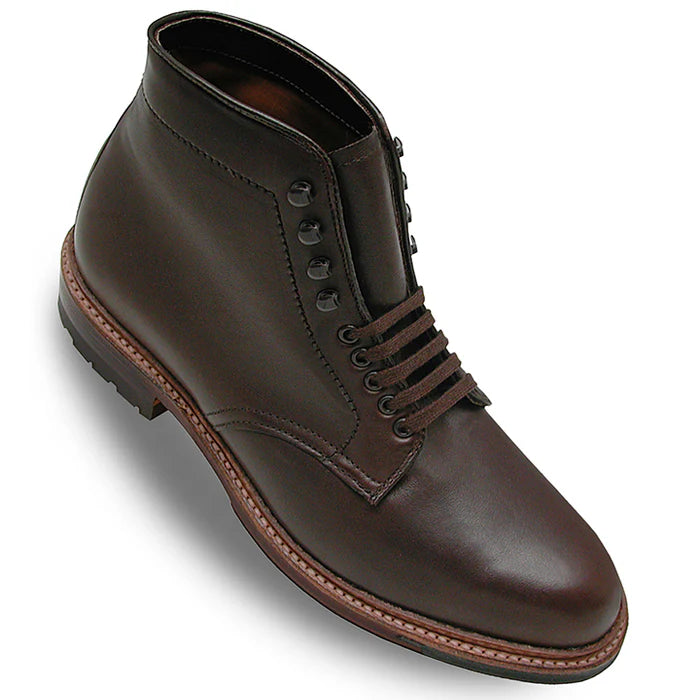 Premium Alden Brown Leather Work Boots for Men - Durable & Comfortable Safety Footwear for Construction, Hiking & Outdoor Work