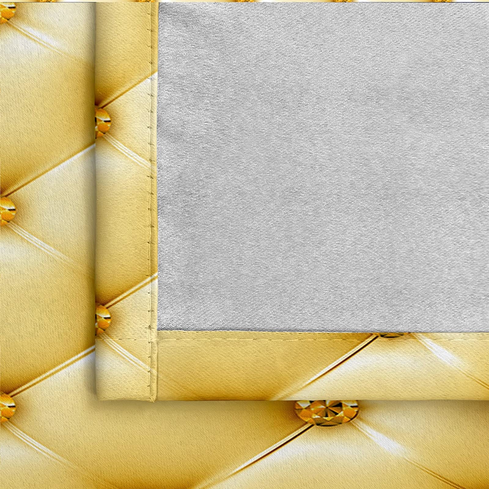 Luxury Gold Blackout Curtains for Bedroom - 104