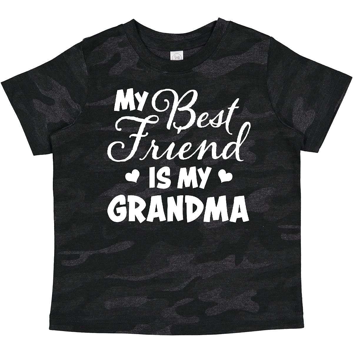 My Best Friend is My Grandma with Hearts Baby T-Shirt for Family Gatherings and Special Occasions