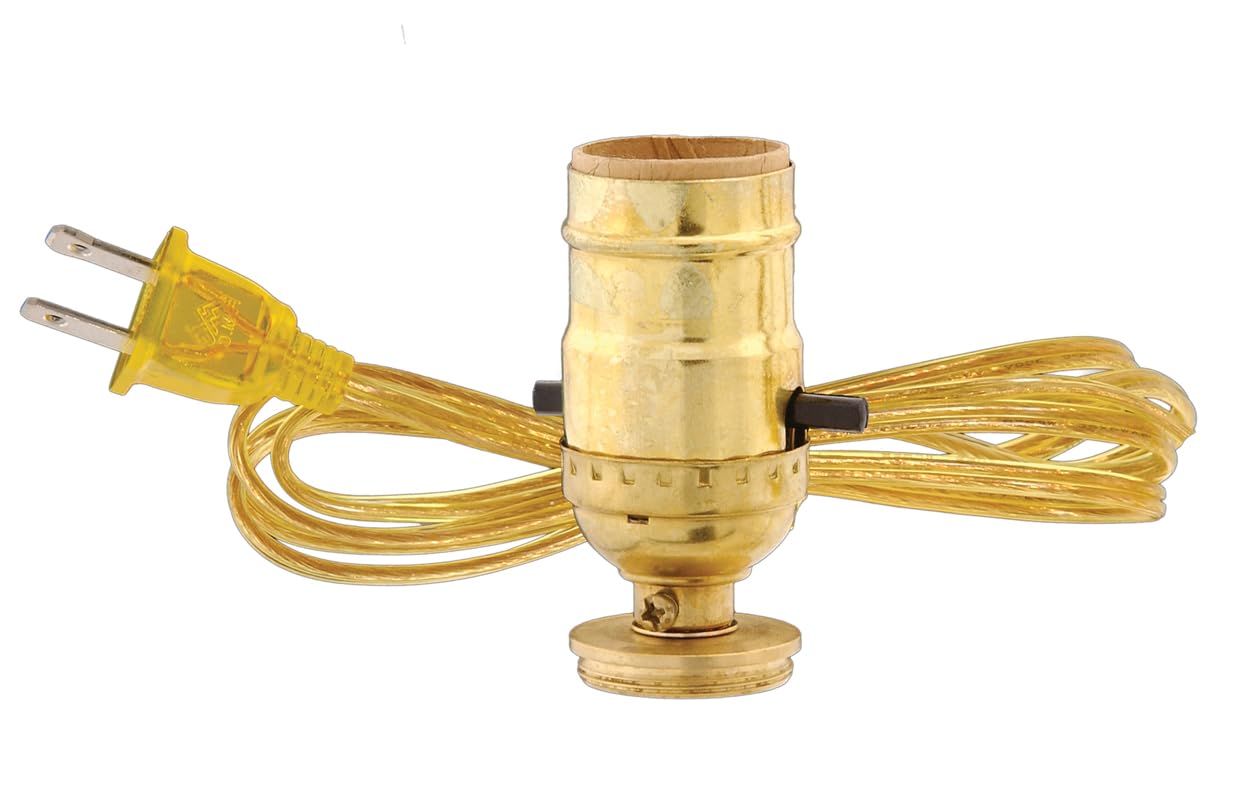 B&P Lamp® Oil to Electric Conversion Kit - Vintage to Modern Light Fixture Adapter for Home Decor & Ambiance Lighting