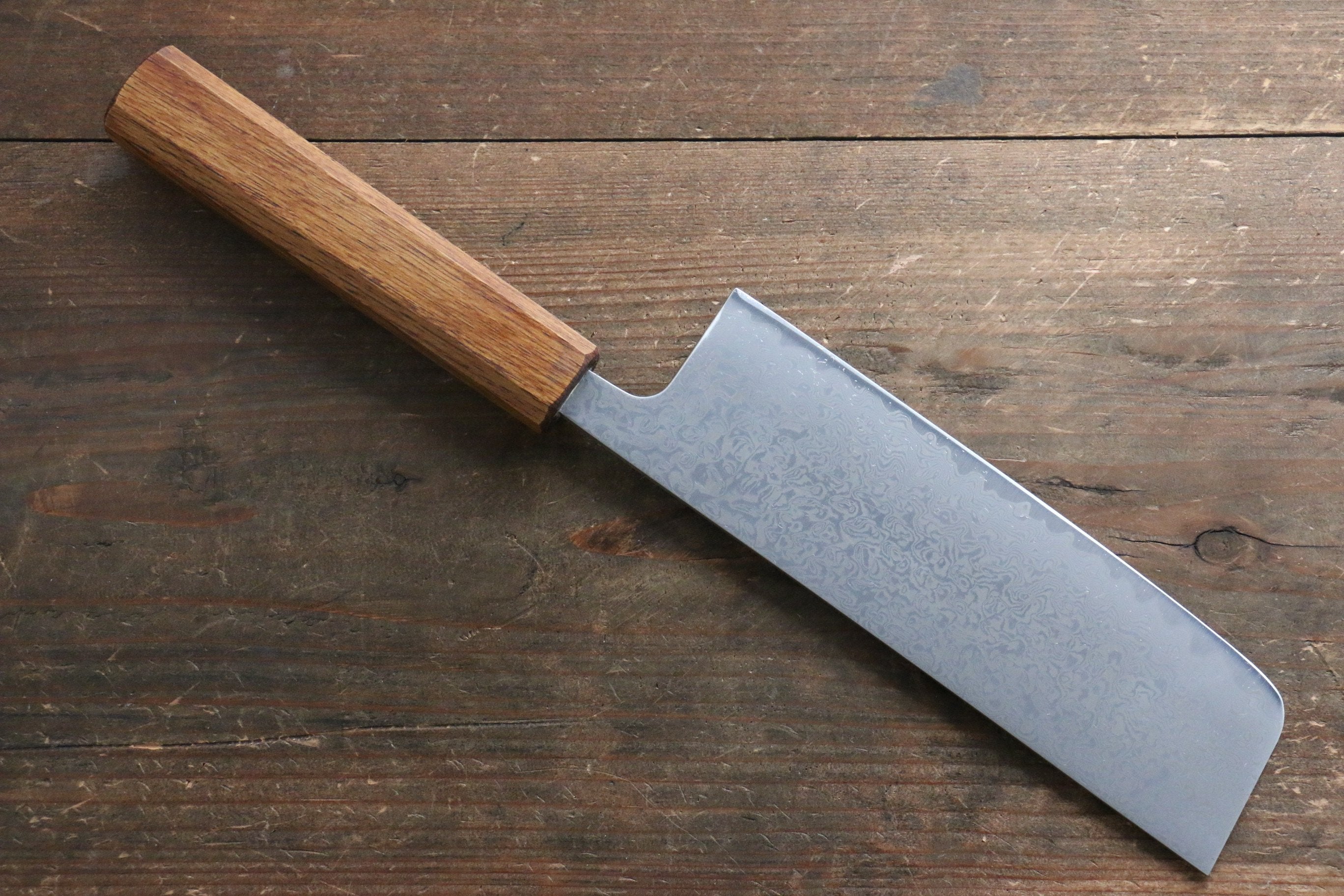 Premium Seisuke SLD 49-Layer Damascus Nakiri Knife 165mm - Japanese Chef Knife for Precision Vegetable Cutting, Slicing & Dicing - Perfect for Home Cooks & Professional Chefs